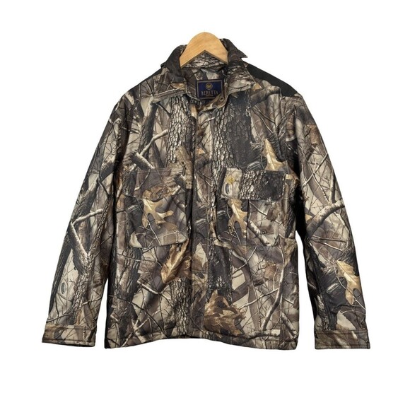 Beretta Realtree Camo Camouflage Insulated Hunting Coat Jacket Men’s Size Medium - Picture 1 of 11